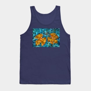 Autumn leaves in water Tank Top